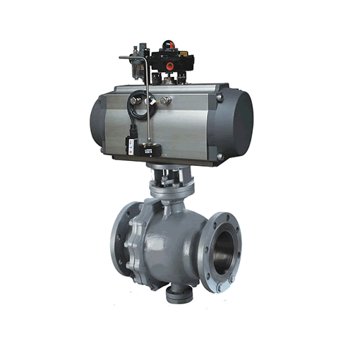 Q647F氣動固定球閥